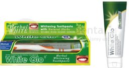 WHITE GLO Hebral Whitening 100ml - wybielająco-ziołowa pasta