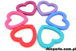 ARK Heart bransoleta gryzak logopedyczny w kształcie serca