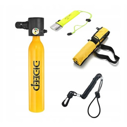 Butla Tlenowa 0.5L Nurkowanie Torba Smycz Latarka