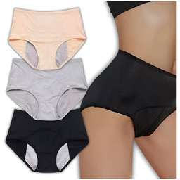 MAJTKI MENSTRUACYJNE NIEPRZECIEKAJĄCE DAMSKIE NA OKRES BIELIZNA KOMPLET