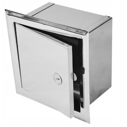 Drzwiczki kominowe do wyczystki 14x14 z kołnierzem 10