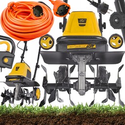 Glebogryzarka Elektryczna Kultywator Ogrodwy Gleby Ziemi Przedłużacz 20M