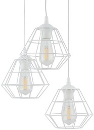 Lampa wisząca potrójna druciana Diamond 6213 TK Lighting