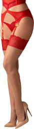 Obsessive Cupide Desir Stockings Red