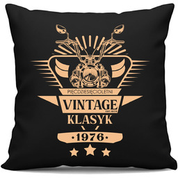 Vintage klasyk - 1976 - czarna poduszka