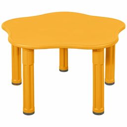stolik plastikowy dla dzieci King żółty