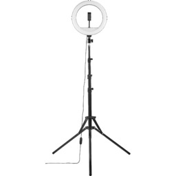 Lampa pierścieniowa HAMA SpotLight Steady 120 III Czarno-biały