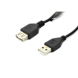 Accura USB-A - USB-A 1.8m M/F czarny