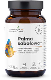 Aura Herbals Palma sabałowa 400 mg, 60 kapsułek