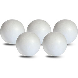 MCE-Commerce A31005 styropianowa kula polistyrenowa, gładka i trwała,