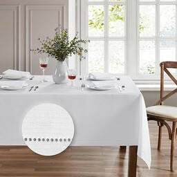 Elrene Home Fashions Alison obrus, z ażurowym wykończeniem,