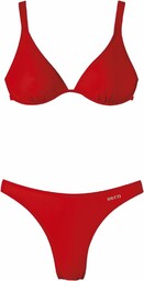 Beco damski strój kąpielowy z fiszbinami bikini czerwony,