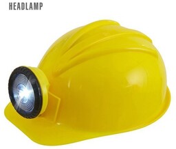 Kask Budowlańca Z Lampką Minionek