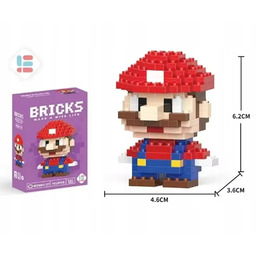 Klocki Super Mario Bros gra śmieszny prezent