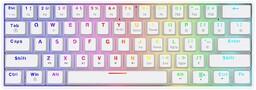 Savio Klawiatura mechaniczna Whiteout X2, Blue Outemu, Hot