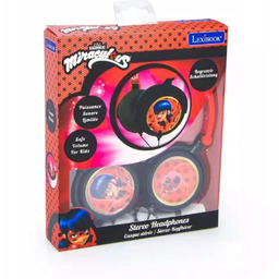 Składane słuchawki przewodowe stereo Miraculous z głośnością bezpieczną