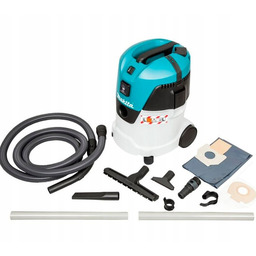 Makita VC2512 Odkurzacz Warsztatowy Rury+ 2 Worki Filtr