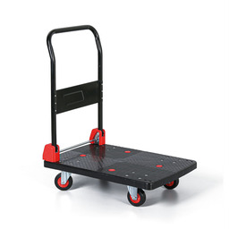 Wózek platformowy ze składaną rączką, nośność 150 kg,