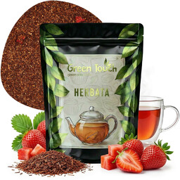 Herbata rooibos Truskawkowy 100 g sypana truskawka liofilizowana