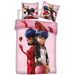 Pościel bawełniana Miraculous 140 x 200 cm