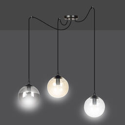 Emibig GIGI 3 BL/MIX 939/3 lampa wisząca pająk
