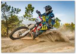 Foto obraz na ścianę akryl Motocross