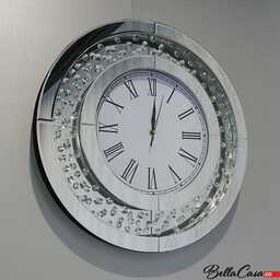 Okrągły zegar glamour 50x50x4,8 cm C-0552