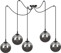 Emibig GIGI 5 BLACK GRAFIT 937/5 lampa wisząca