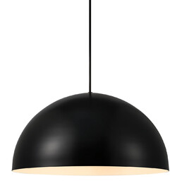 Kopułowa lampa wisząca Ellen 48573003 Nordlux metalowa czarna