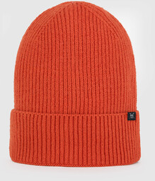 Bawełniana czapka w kolorze pomarańczowym