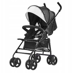 Ultralekki Biały Składany Wózek Spacerowy Kompaktowy i Bezpieczny