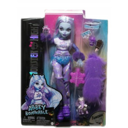 Lalka podstawowa Abbey Bominable Monster High zwierzątko HNF64