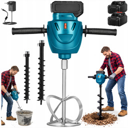 Mieszadło Do Kleju Betonu Gipsu Gładzi 2w1 Wiertnica