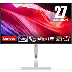 Lenovo L27h-4A 27-calowy monitor QHD IPS, 48-100Hz, regulacja
