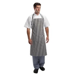 Whites Chefs Clothing Fartuch czarno-biały 97x72cm