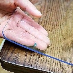 LovePads Przezroczysta mata na biurko, 30 x 61