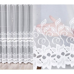 Bastia firana żakardowa wzór 648107 300x230cm prosta (gotowa)