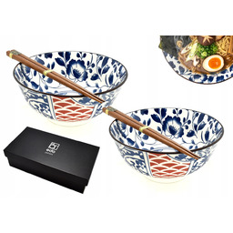 Komplet 2 misek z pałeczkami Udon Botanica Jigu