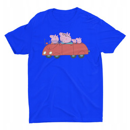 Koszulka Dziecięca-Świnka Peppa-Mix Kolory- Xl 158