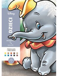 Olesiejuk Kolorowanka Zagadkowe rysunki Disney Dzieci (miękka okładka)