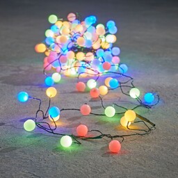 Luca Lighting Girlanda świetlna zielona z 140 kolorowymi