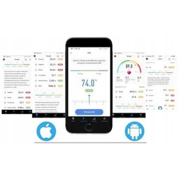 Waga łazienkowa TECH-MED HW-FIT003 Czarny