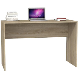 Edinos Proste nowoczesne komputerowe biurko bez szuflad dąb