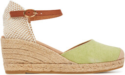 Espadryle Genuins Carina Canvas G106388 Zielony