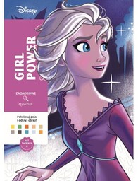 Olesiejuk Kolorowanka Zagadkowe rysunki Disney Girl Power (miękka
