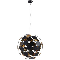 Lindby - Kinan Lampa Wisząca Black/Gold