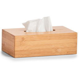 ZELLER Bambusowy pojemnik na chusteczki