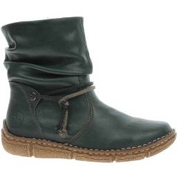 RIEKER KOZAKI DAMSKIE NA KOTURNIE ZIELONE 39 6AA