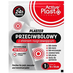 ActivePlast Plaster przeciwbólowy z efektem rozgrzewającym 14x9 cm,