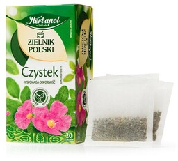 Herbapol Zielnik Polski Czystek Ex20 herbata ekspresowa ziołowa